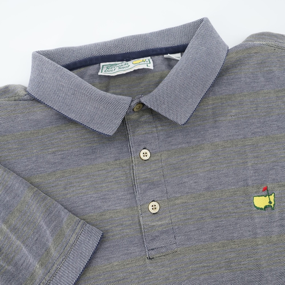 Augusta National Golf Shop Mens Large Striped‎ Polo Shirt Masters - Minor Flaws